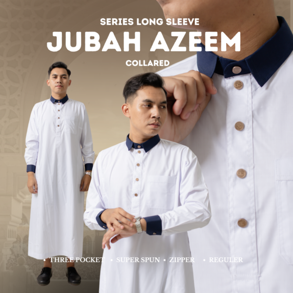 JUBAH AZEEM - PUTIH