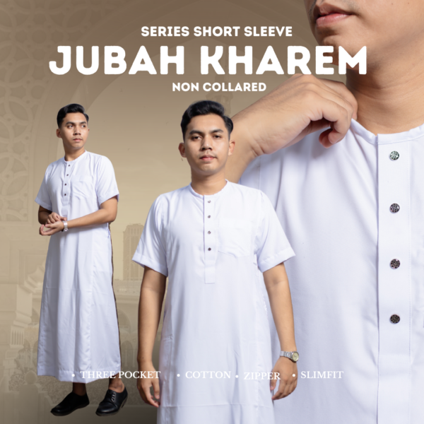 JUBAH KHAREM - PUTIH